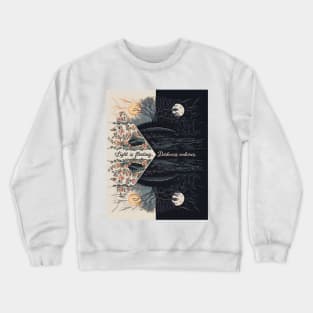 Twilight of Dual Realms Crewneck Sweatshirt